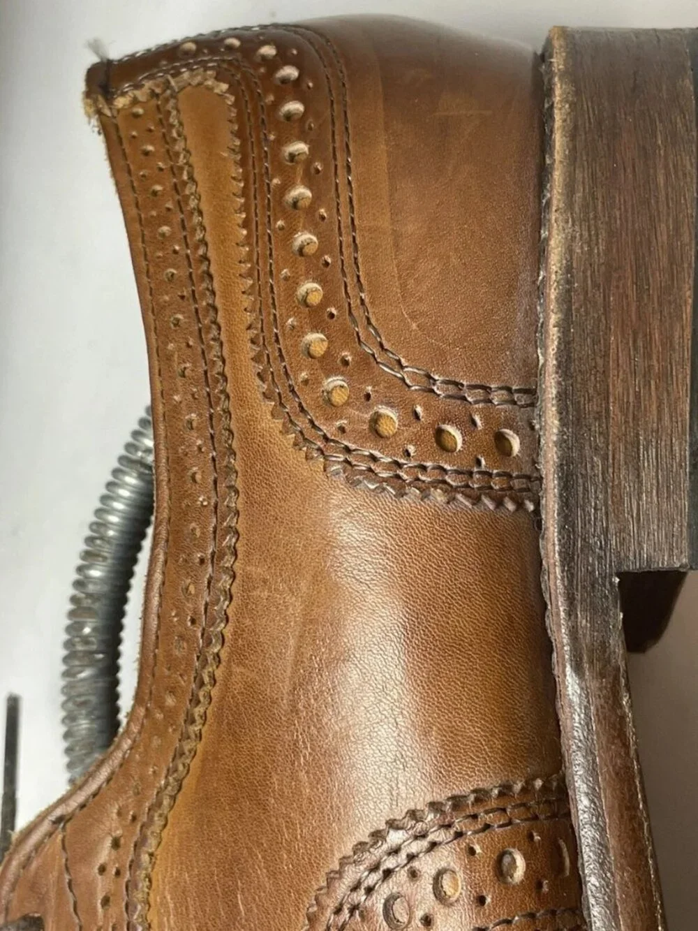 Allen Edmonds 'Strands' Cap Toe Oxford Size 8.5 D MENS Brown